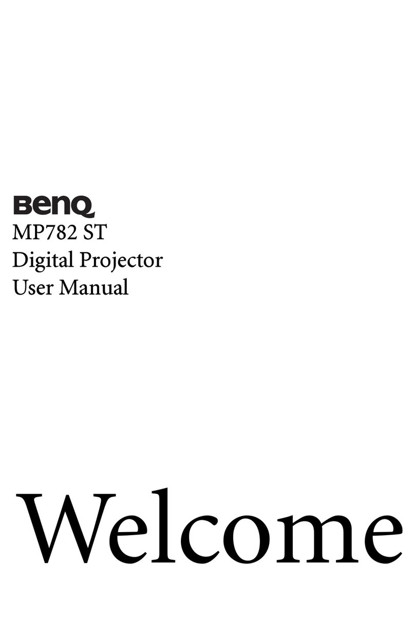 BenQ MP782 ST User manual