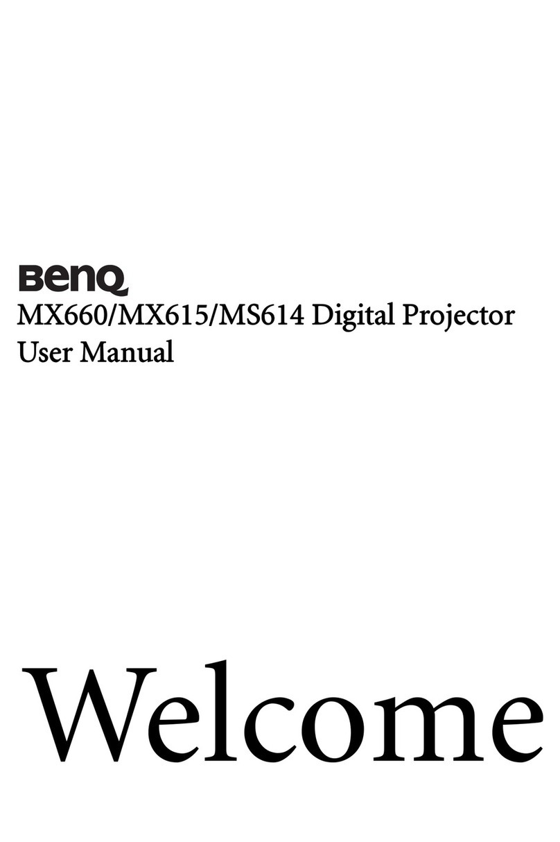 BenQ MS614 User manual