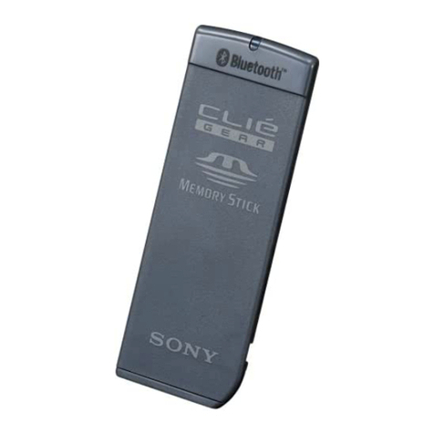 Sony Clie Gear PEGA-MSB1 User manual