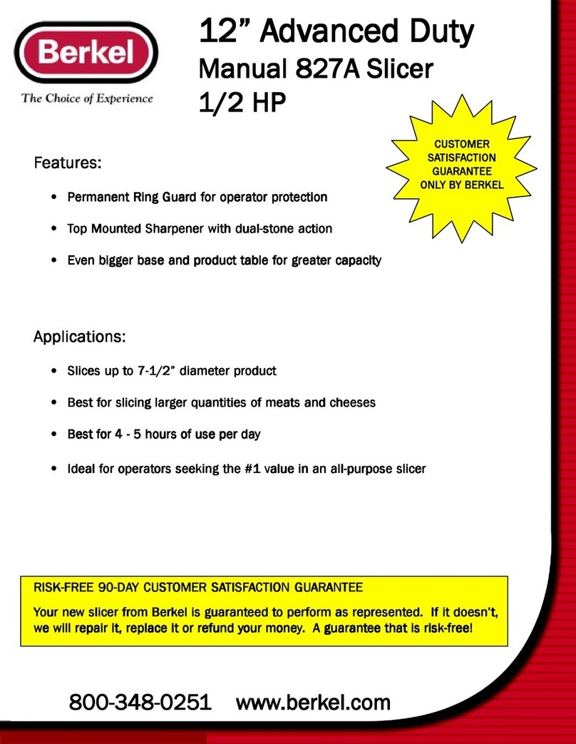 Berkel 827A Specifications
