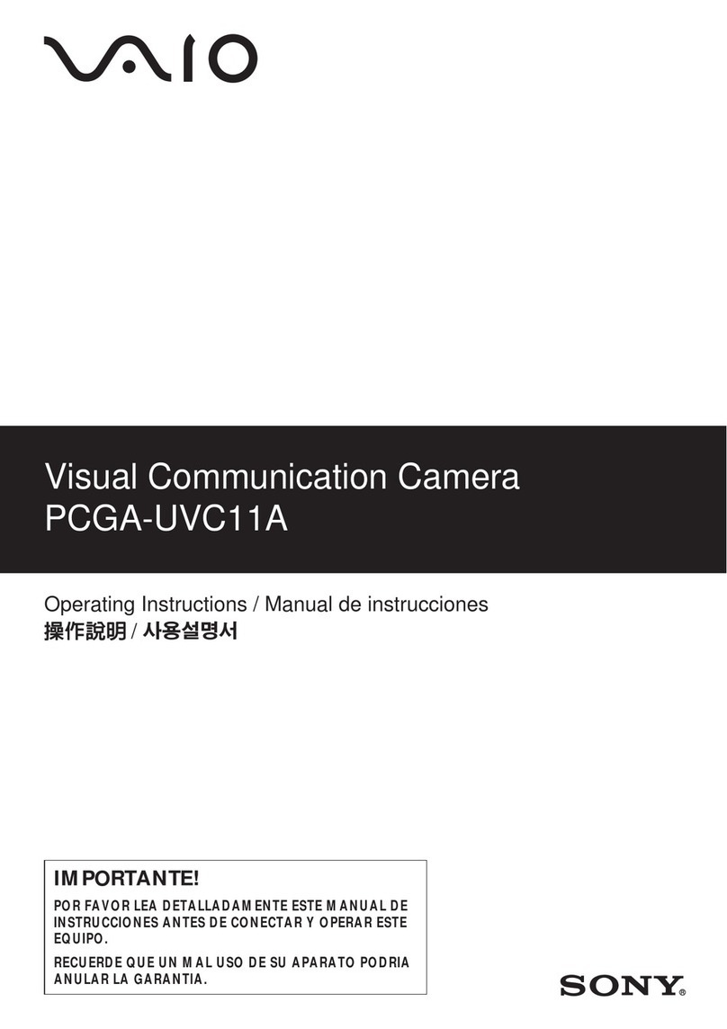 Sony Vaio PCGA-UVC11A operating instructions