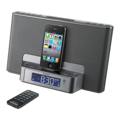 Sony Dream Machine ICF-CS15iP User manual