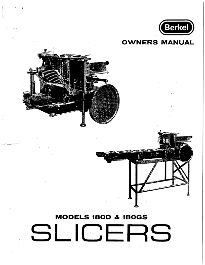 Berkel 180D User manual