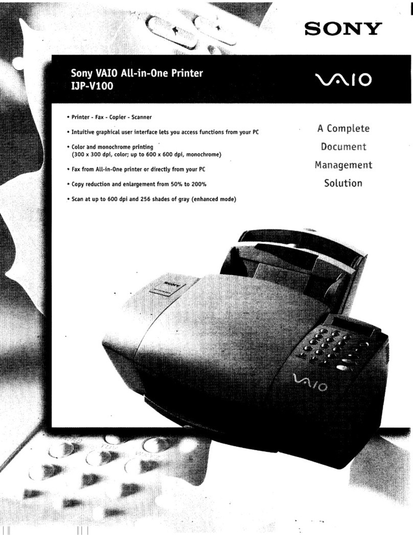 Sony Vaio IJP-V100 User manual