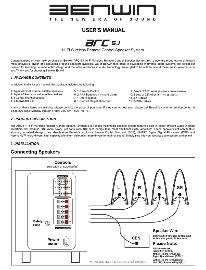 Benwin ARC 5.1 user manual