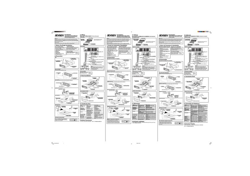 Jensen cd3010x installation guide
