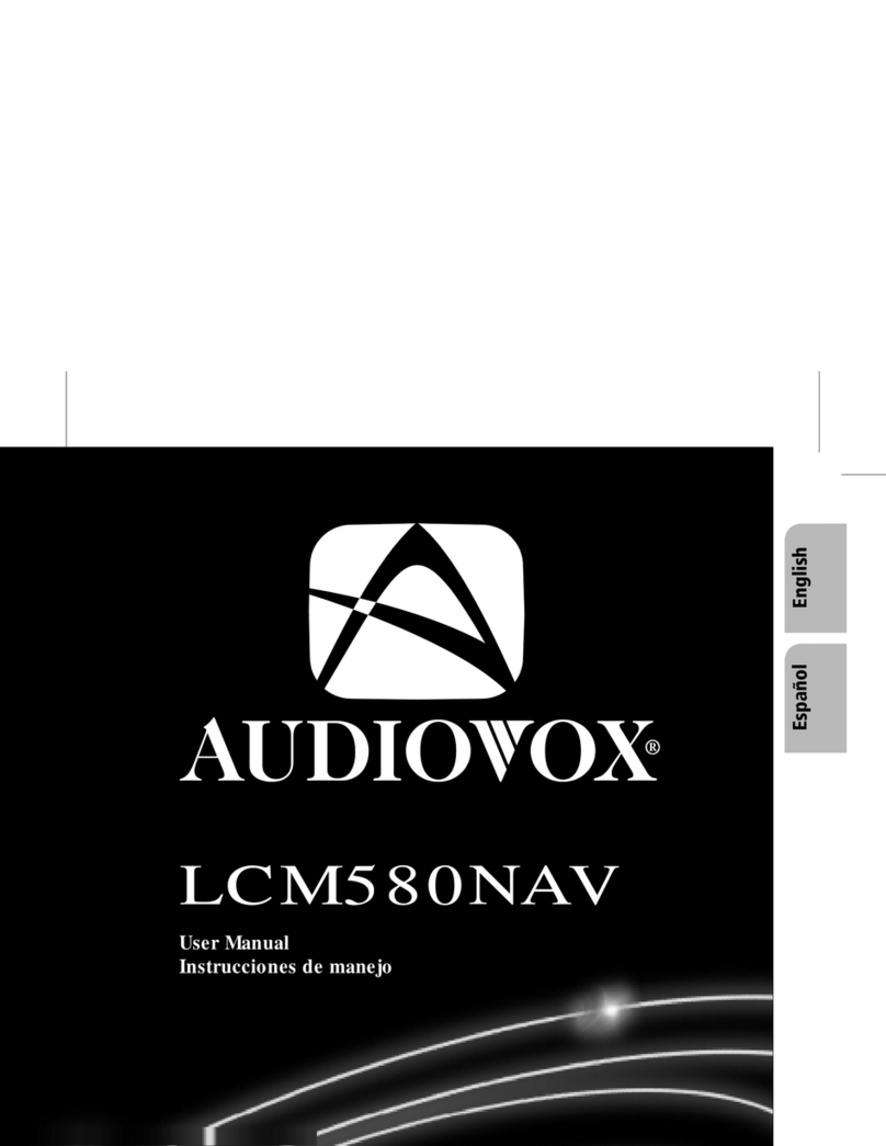 Audiovox LCM580NAV user manual