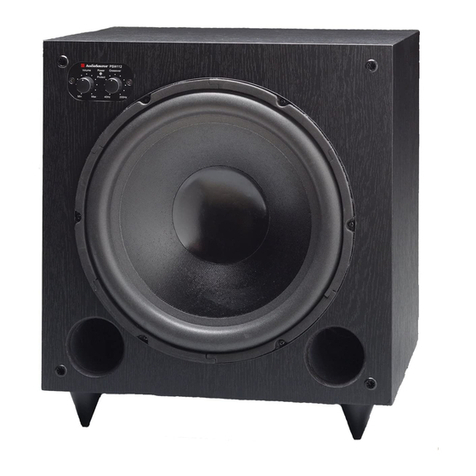 AudioSource PSW112 User manual