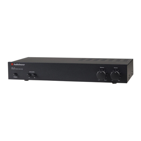 AudioSource AMP100 User manual