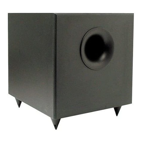 AudioSource PSW100 User manual
