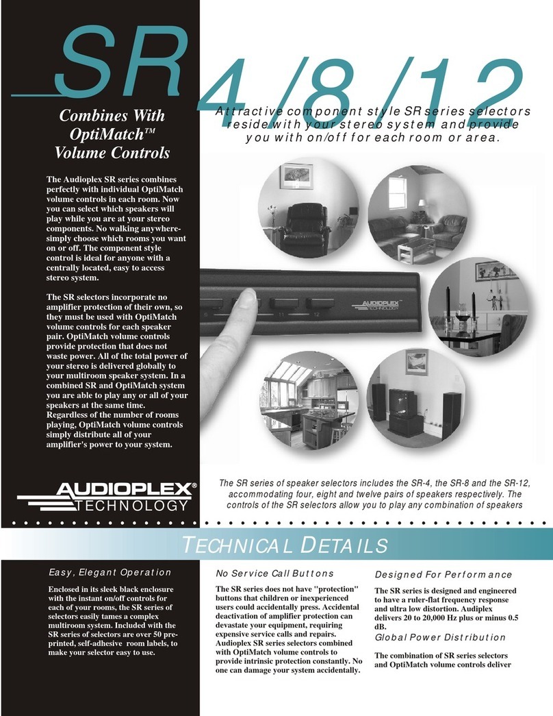 Audioplex SR-12 Product information