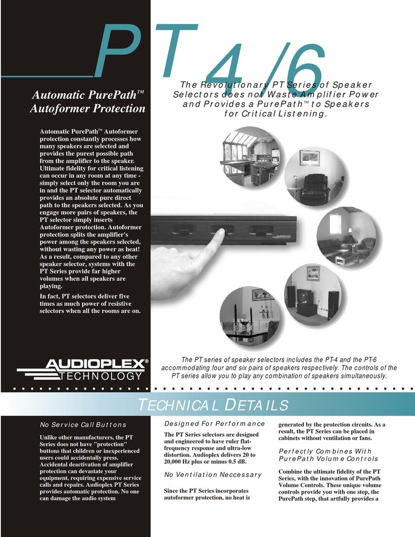 Audioplex PT-4 Product information