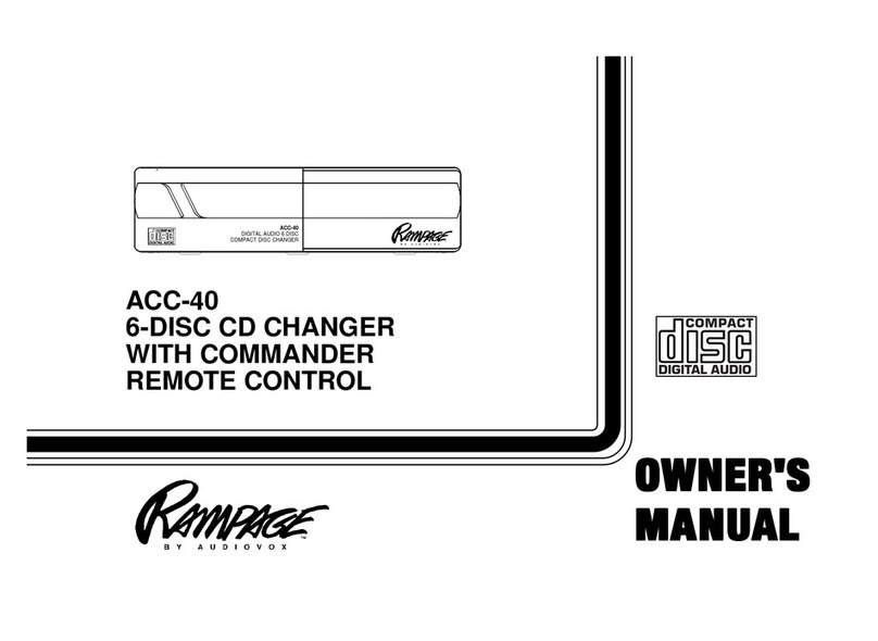 Audiovox ACC-40 User manual
