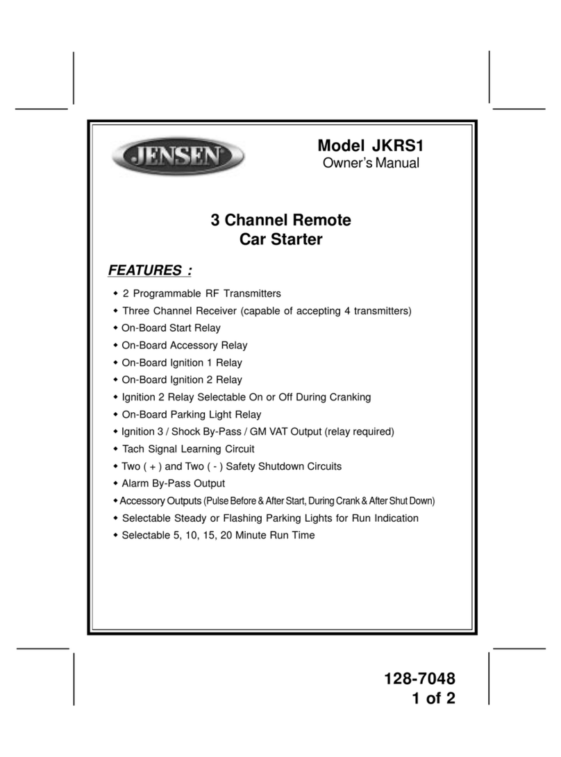 Audiovox JKRS1 User manual