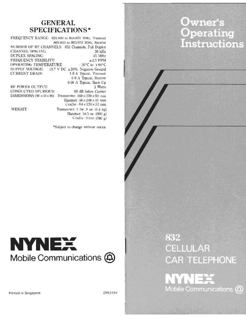 Audiovox N832 User manual