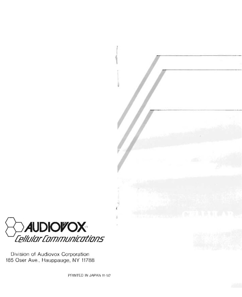 Audiovox CTX3200 User manual