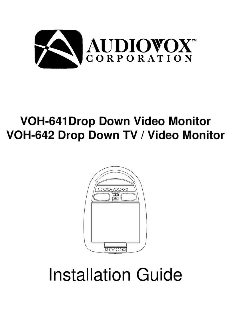 Audiovox VOH-641 User manual