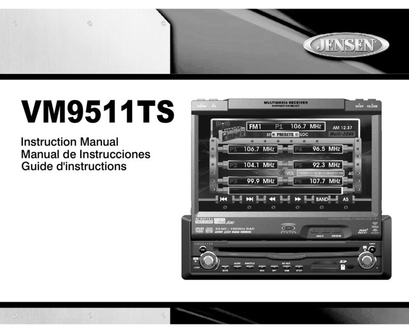 Audiovox VM9511TS User manual