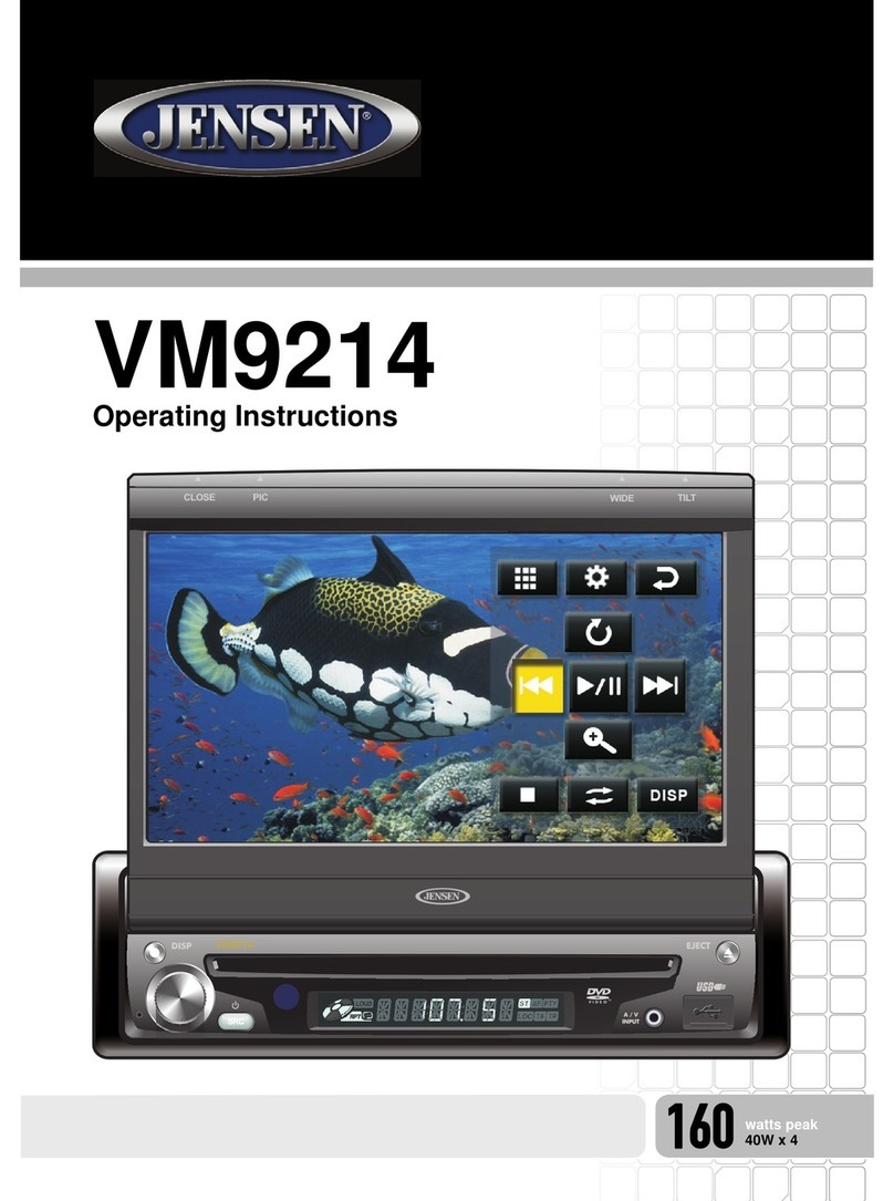 Audiovox VM9214 operating instructions