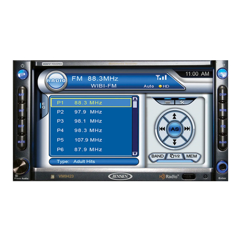 Audiovox VM9423 User manual Audiovox VM9423 User manual