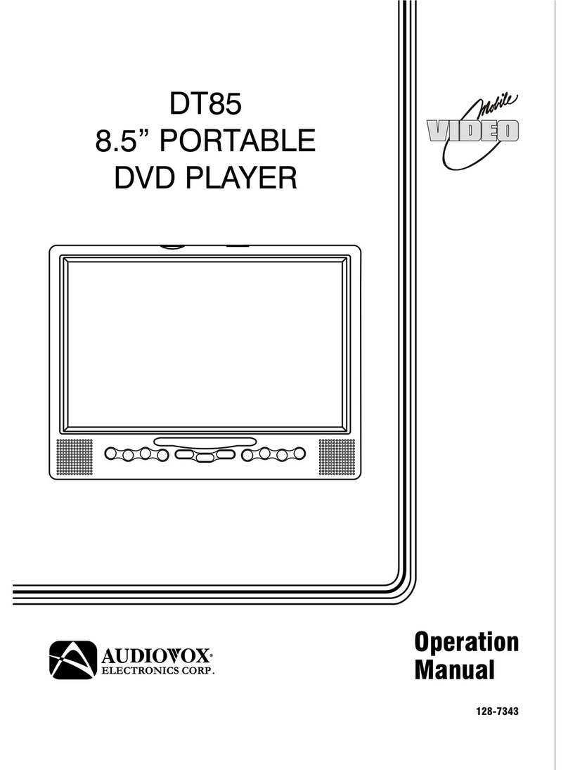 Audiovox DT85 Operation manual