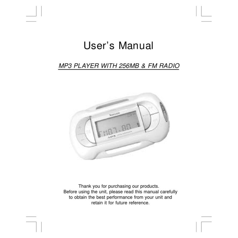 Audiovox MP4256FM User manual