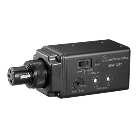 Audio Technica ESW-T212 Owner's manual