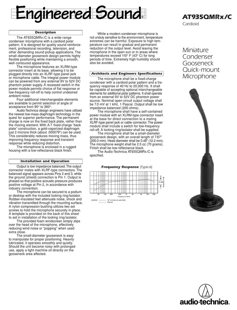 Audio Technica AT935QMRx Product information
