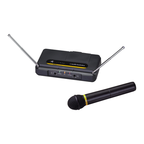 Audio Technica ATW-601 Installation and operation