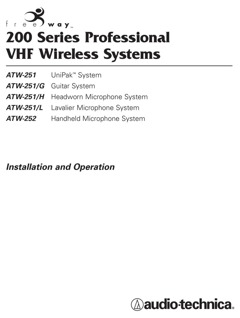 Audio Technica Freeway ATW-251 Owner's manual