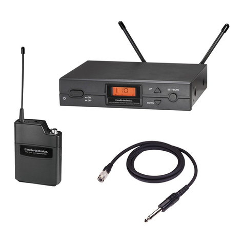 Audio Technica ATW-2110 Installation and operation