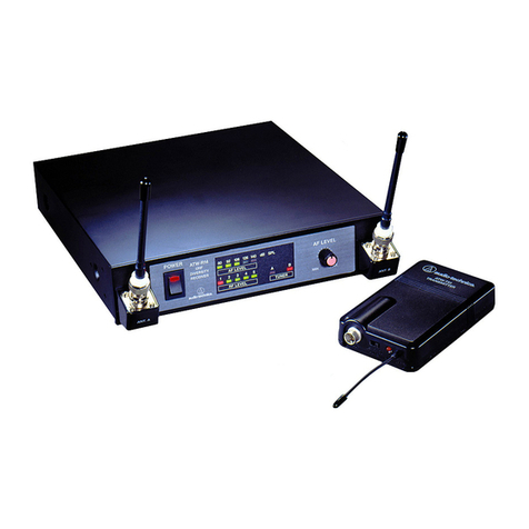 Audio Technica ATW-1451 Installation and operation