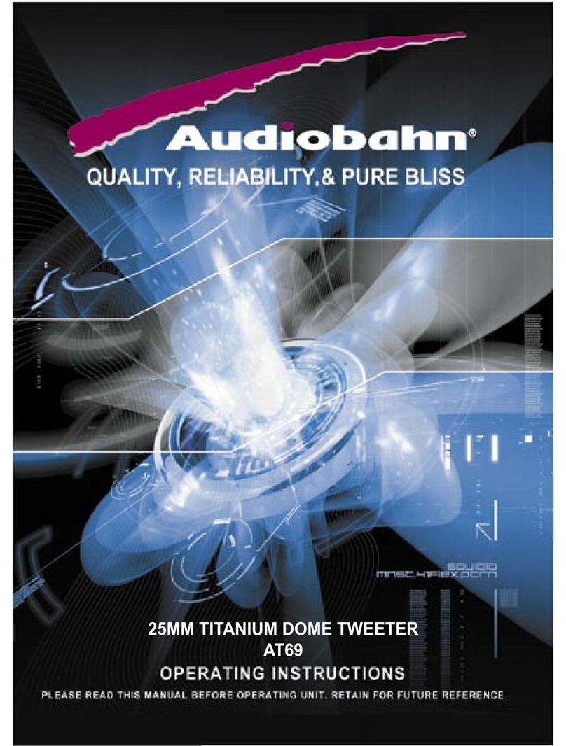 AudioBahn AT69 operating instructions