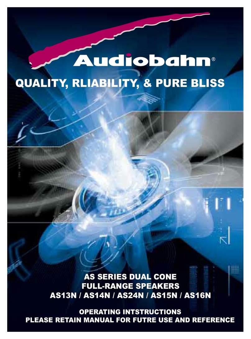 AudioBahn AS13N operating instructions