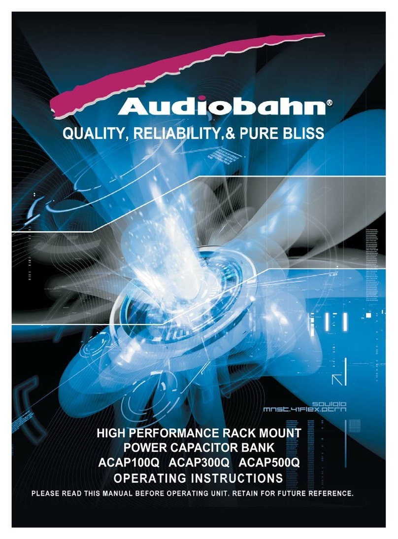 AudioBahn ACAP100Q User manual