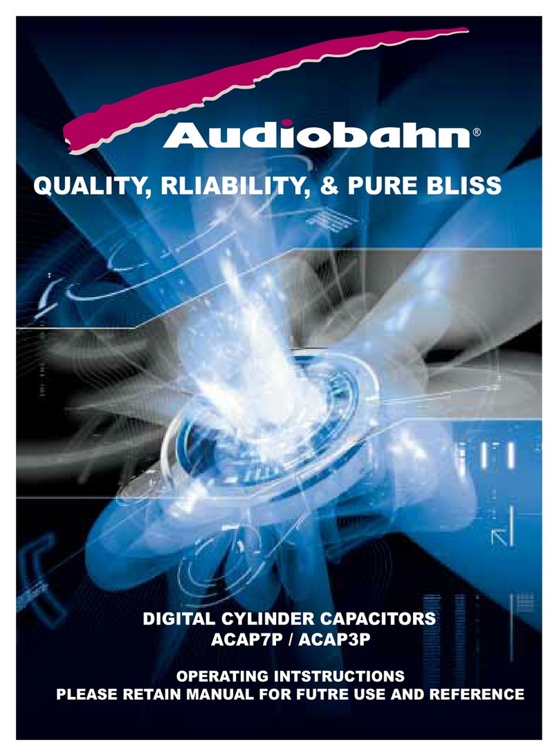 AudioBahn ACAP3P operating instructions AudioBahn ACAP3P operating instructions