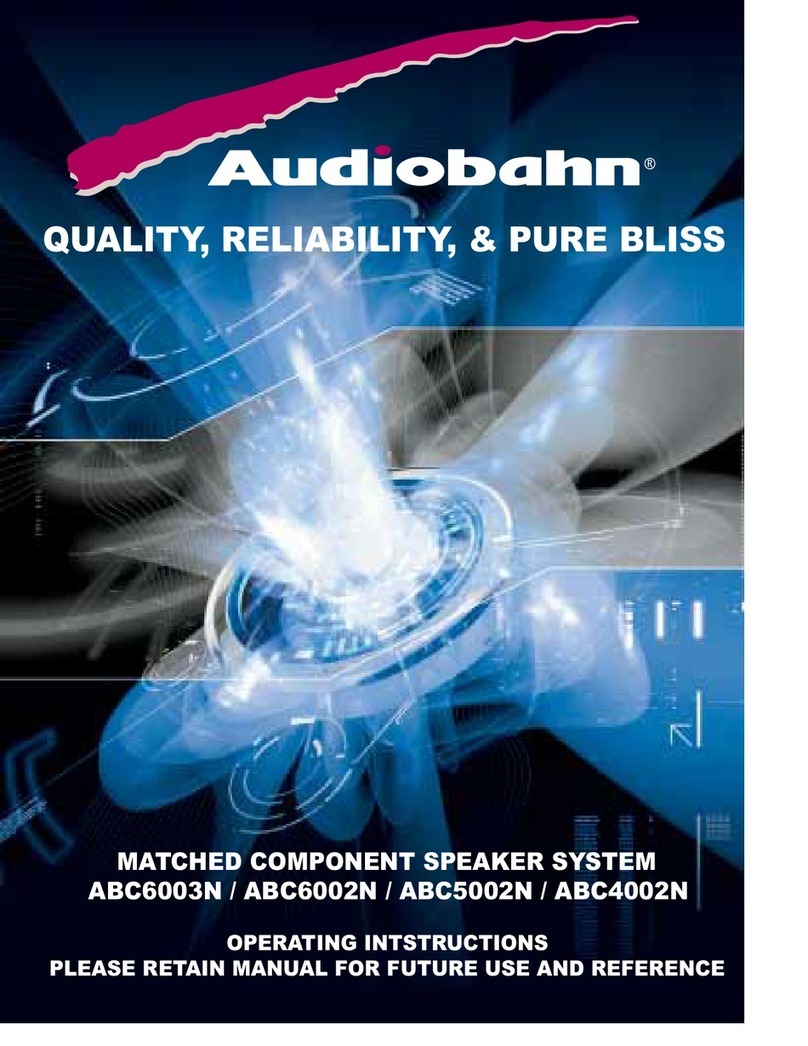 AudioBahn ABC4002N operating instructions