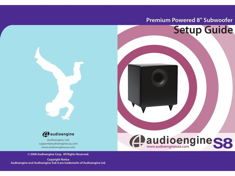 AudioEngine AS8 Setup guide