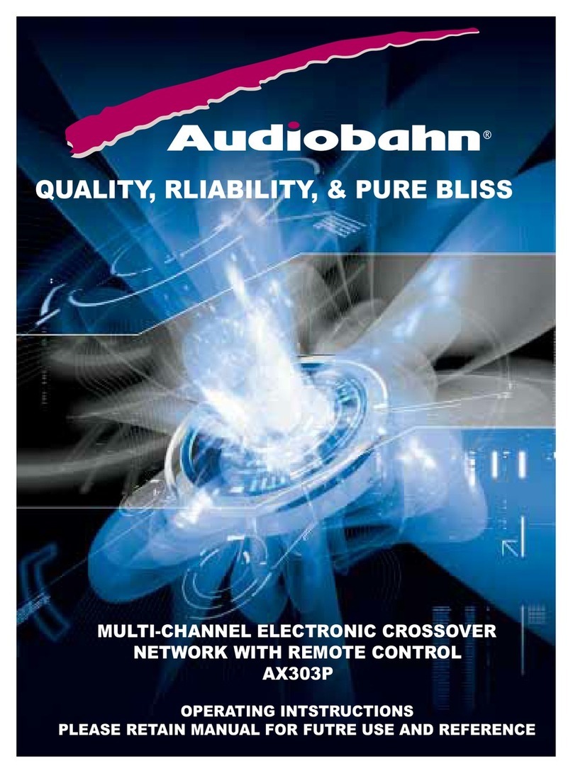 AudioBahn AX303P operating instructions