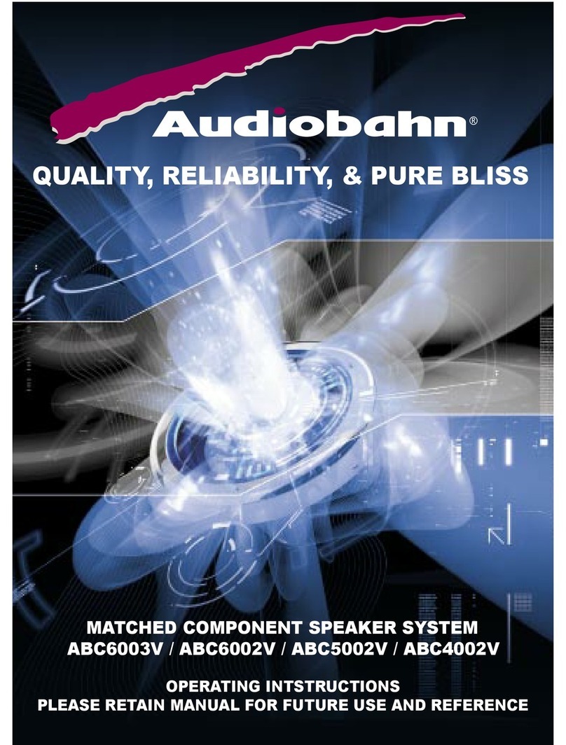 AudioBahn ABC4002V operating instructions