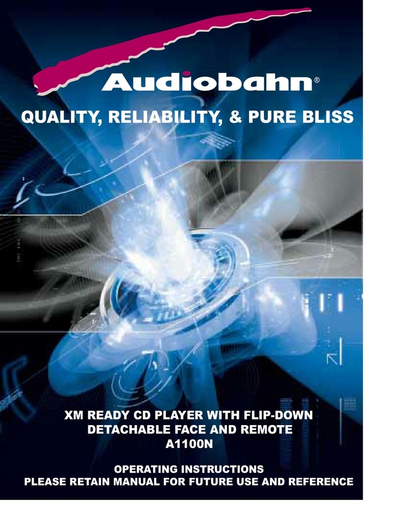 AudioBahn A1100N User manual