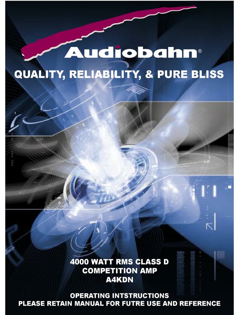 AudioBahn A4KDN operating instructions