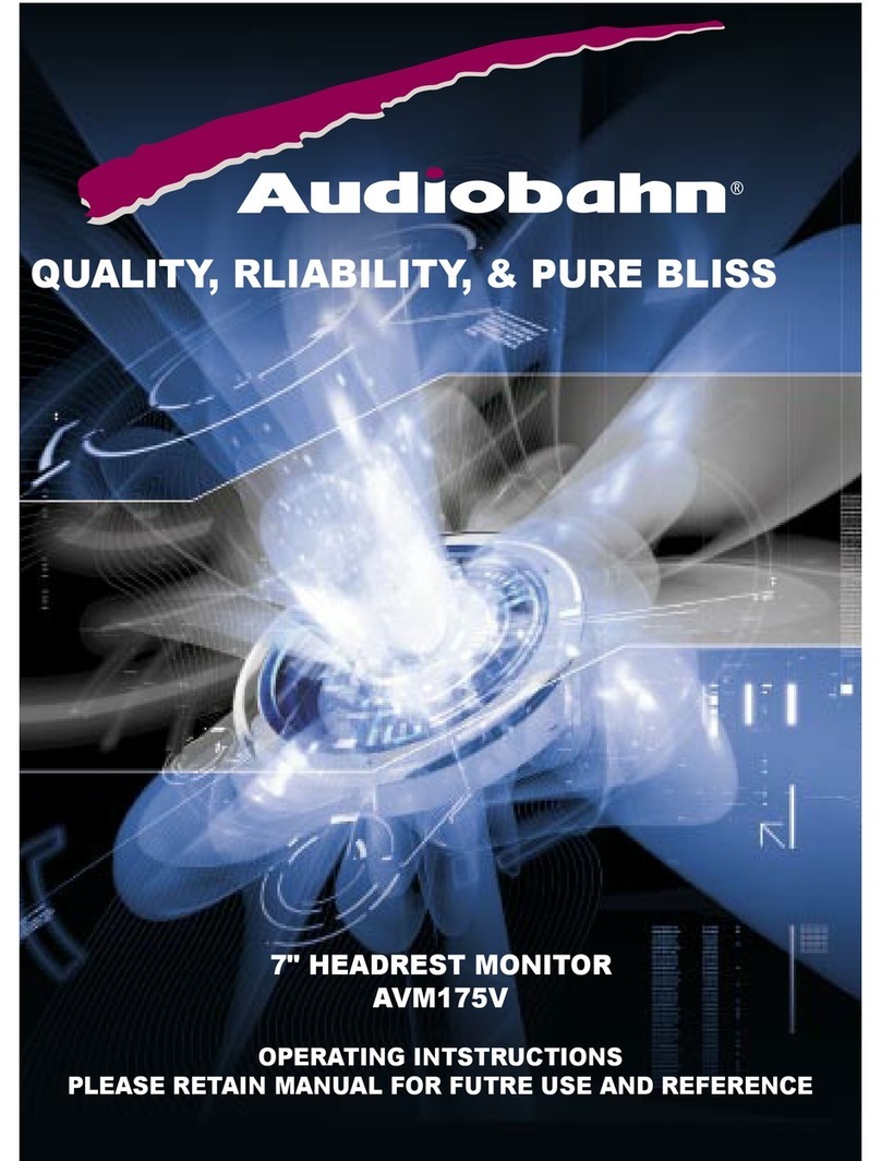 AudioBahn AVM175V User manual