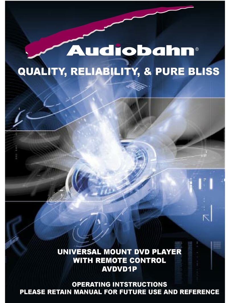 AudioBahn AVDVD1P operating instructions