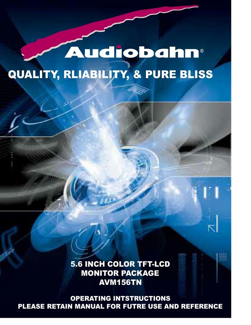 AudioBahn AVM156TN User manual