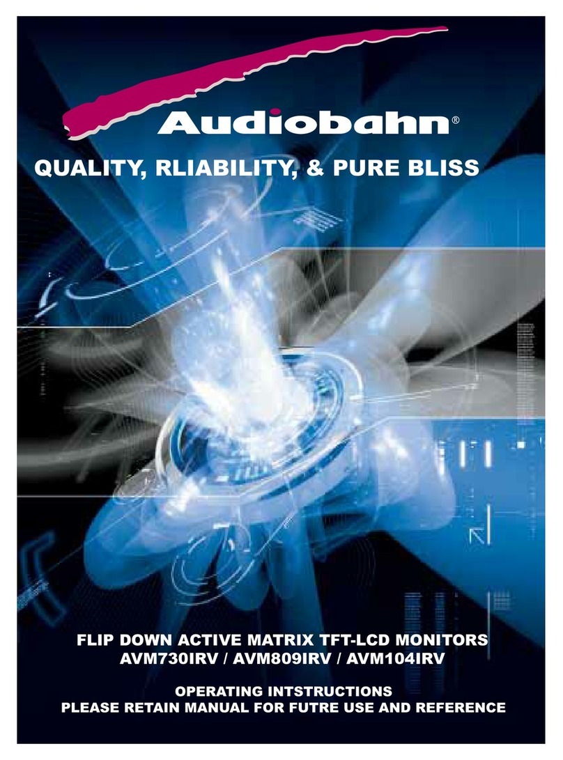 AudioBahn AVM104IRV User manual