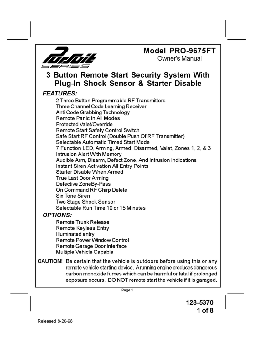 Audiovox Pursuit PRO-9675FT4 User manual
