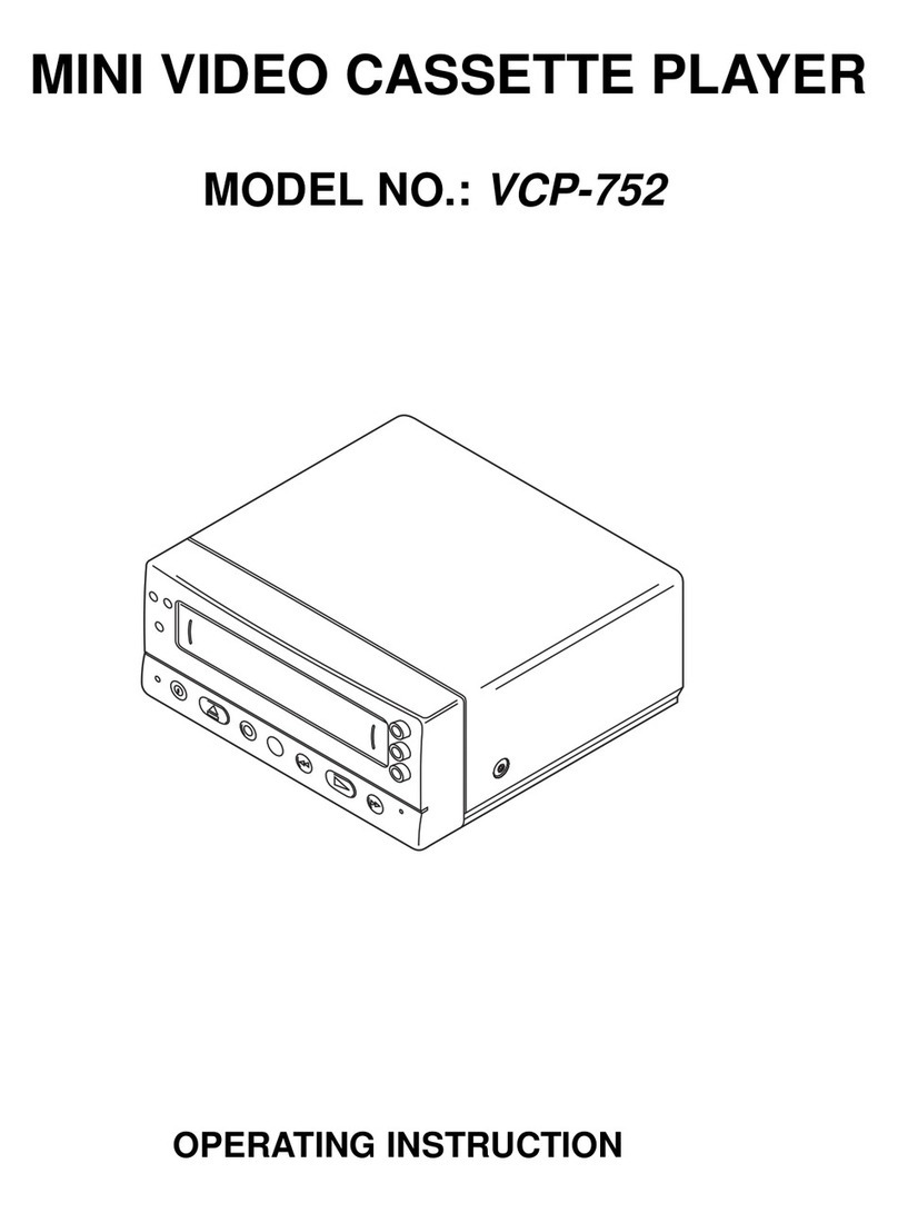 Audiovox VCP-752 User manual