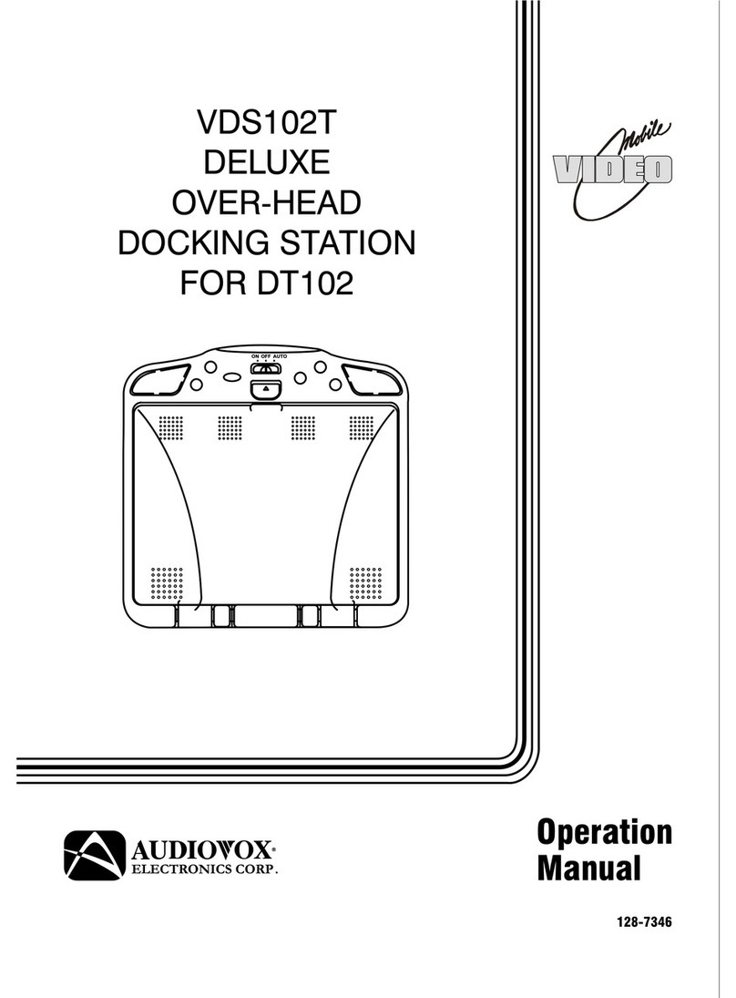 Audiovox VDS102T Operation manual