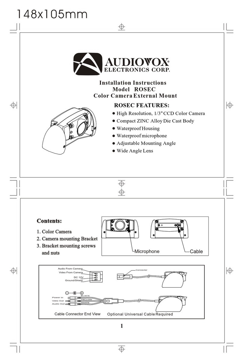 Audiovox ROSEC installation instructions